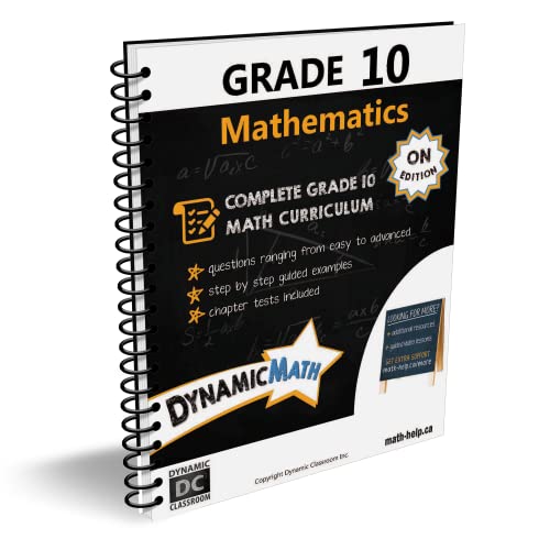 Imagen de archivo de Grade 10 Mathematics - Complete Grade 10 Math Curriculum a la venta por Bay Used Books