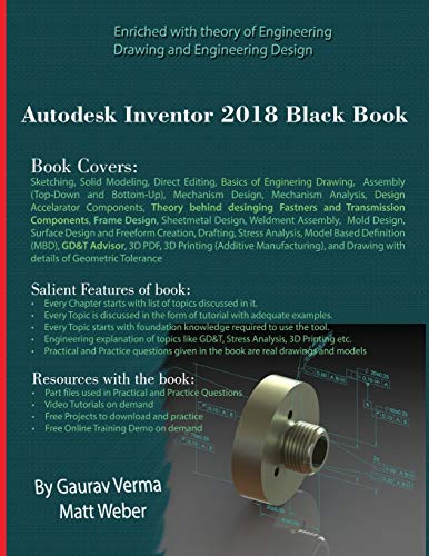 Stock image for Autodesk Inventor 2018 Black Book for sale by HPB-Red