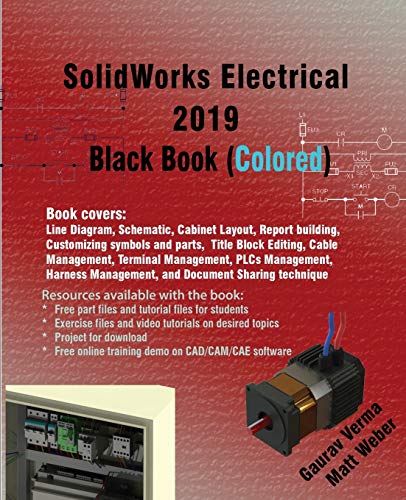 9781988722511: SolidWorks Electrical 2019 Black Book (Colored)