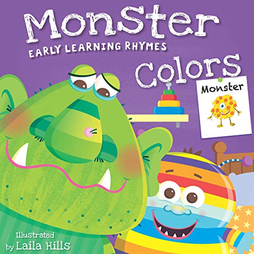 Beispielbild fr Early Learning Rhymes: Monster Colors-Witty Catchy Rhymes and Cheerful Illustrations make this a Fun-Filled Introduction to Colors-Ages 12-36 Months zum Verkauf von Orion Tech
