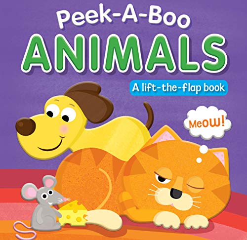 Stock image for Peek-a-boo Animals-Interactive Board Book Which Enhances Vocabulary Development and Image Recognition for sale by Your Online Bookstore