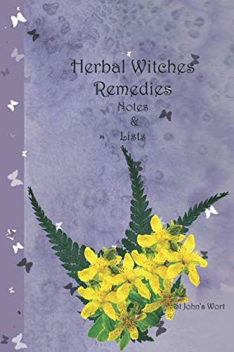 Immagine stock per Herbal Witches Remedies Notes & Lists