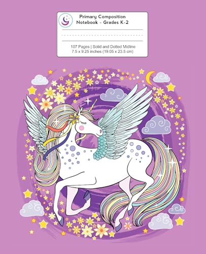 Stock image for Primary Composition Notebook: Beautiful Unicorn | Grades K-2 Kindergarten Writing Journal (Draw & Write Exercise Books) for sale by Books Unplugged