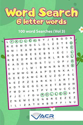 9781989552094: Word search- 6 Letter Words: 100 Word Searches: 3 (Vol)