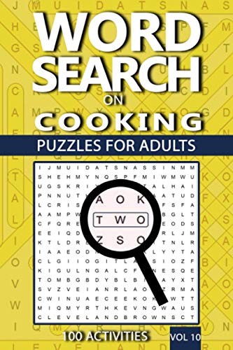 Beispielbild fr Word Search On Cooking: Puzzles For Adults, 100 Activities zum Verkauf von THE SAINT BOOKSTORE