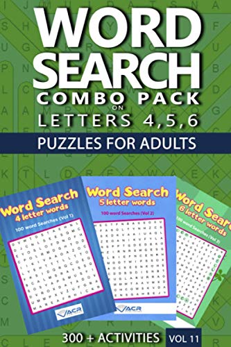 Beispielbild fr Word Search Combo Pack: Puzzles For Adults, 300+ Activities zum Verkauf von GF Books, Inc.