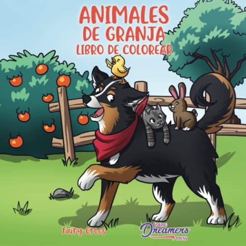 Stock image for Animales de granja libro de colorear: Para nios de 4 a 8 aos (Cuadernos Para Colorear Nios) (Spanish Edition) for sale by GF Books, Inc.
