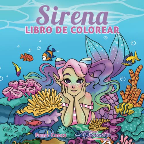 9781989790663: Sirena libro de colorear: Libro de colorear para nios de 4-8, 9-12 aos (Cuadernos Para Colorear Nios) (Spanish Edition)