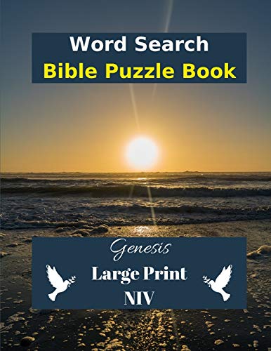 Imagen de archivo de Word Search Bible Puzzle: Genesis in Large Print NIV a la venta por GreatBookPrices