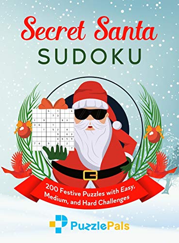 Stock image for Secret Santa Sudoku: 200 Festive Puzzles with Easy, Medium, and Hard Challenges for sale by Bookmonger.Ltd