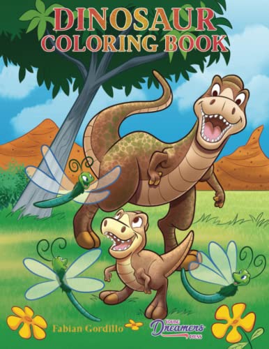 Stock image for Dinosaur Coloring Book: For Kids Ages 4-8, 9-12: 5 (Young Dreamers Coloring Books) for sale by WorldofBooks20