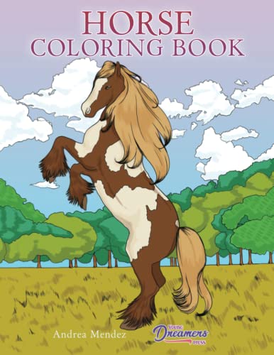 Stock image for Horse Coloring Book: For Kids Ages 9-12 (Young Dreamers Coloring Books) for sale by Books Unplugged