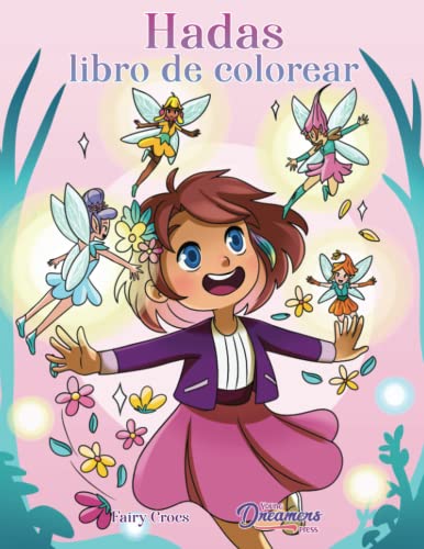 Stock image for Hadas libro de colorear: Para nios de 6 a 8 aos, 9 a 12 aos (Spanish Edition) for sale by GF Books, Inc.