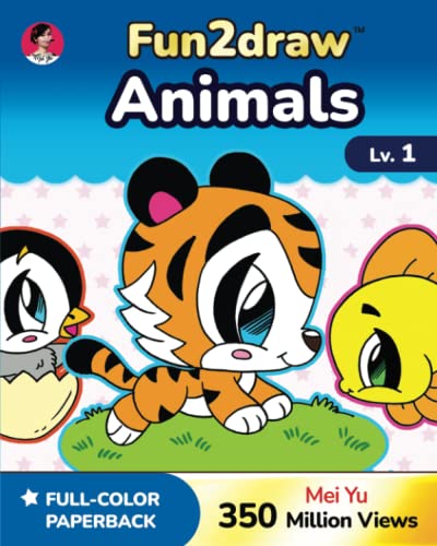 9781990391569: How to Draw Animals - Fun2draw Lv. 1: Learn how to draw animals cute and easy step by step for beginners