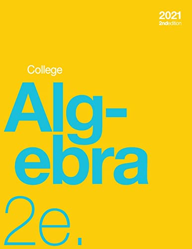 Stock image for College Algebra 2e (paperback, b&w) for sale by California Books