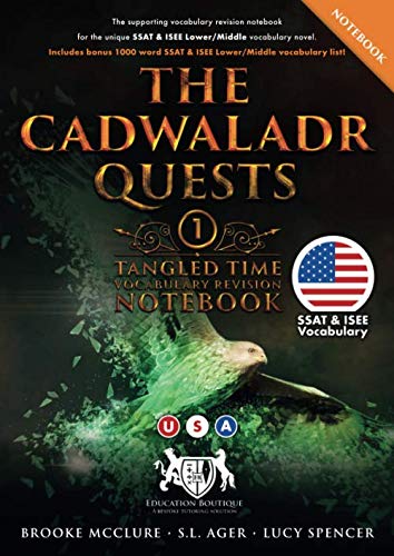 Stock image for The Cadwaladr Quests (Book One: Tangled Time) USA: Vocabulary Revision Notebook for sale by Revaluation Books