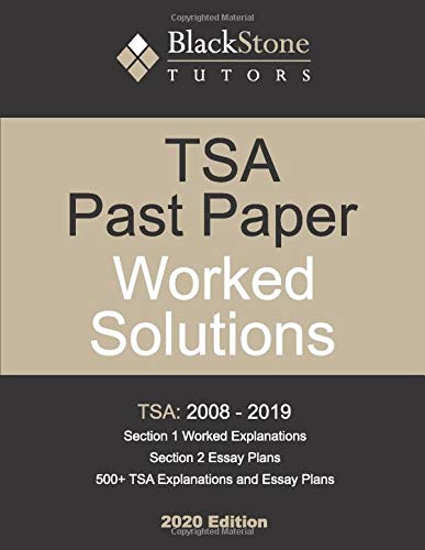 Stock image for TSA Past Paper Worked Solutions: 2008 - 2019 for sale by Y-Not-Books