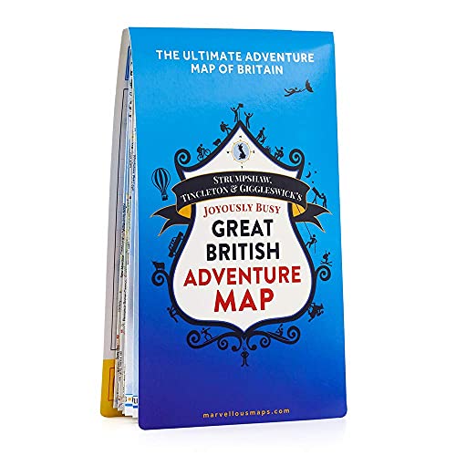 Stock image for Great British Adventure Map | Discover Britain | British Adventure Map & Guide | Holiday Planning | Days Out | British Geography for sale by WorldofBooks