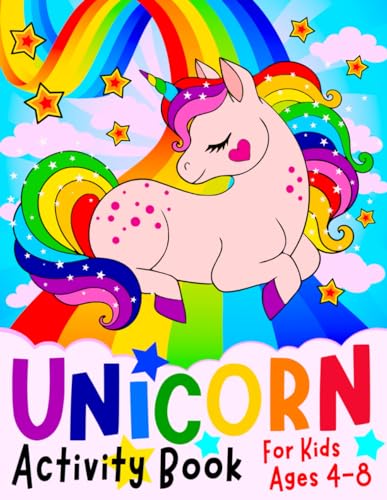 Stock image for Unicorn Activity Book for Kids ages 4-8 (Silly Bear Coloring Books) for sale by Zoom Books Company