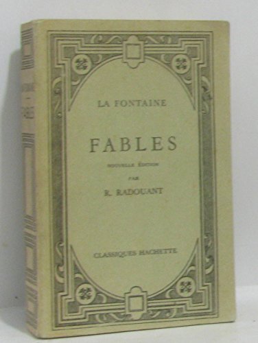 Stock image for Classiques franais : La Fontaine (Fables) for sale by medimops