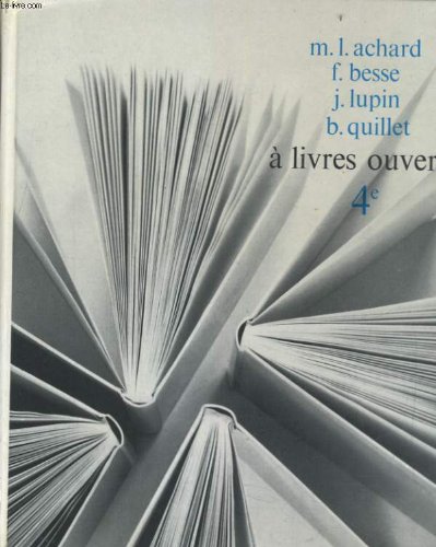 Imagen de archivo de A LIVRES OUVERTS, 5e a la venta por Le-Livre