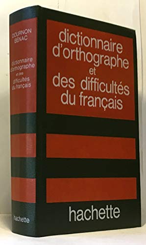 9782010014642: Dictionnaire d'orthographe et des difficultes du francais (French Edition)