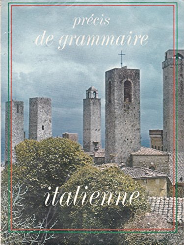 Imagen de archivo de Precis de grammaire italienne a la venta por Ammareal