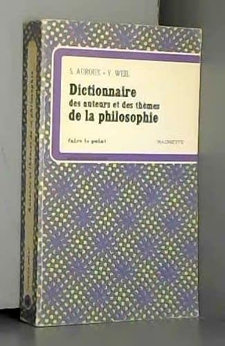 Beispielbild fr Dictionnaire des auteurs et des thmes de la philosophie zum Verkauf von medimops