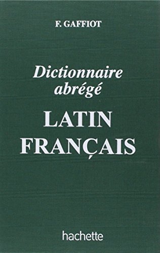 Imagen de archivo de Dictionnaire abrg latin-franais a la venta por LeLivreVert
