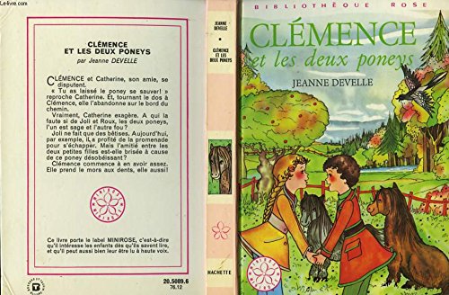 Stock image for Clmence et les deux poneys (Bibliothque rose) for sale by medimops