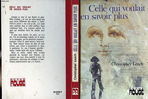 Beispielbild fr Celle qui voulait en savoir plus (Poche rouge) [Reli] zum Verkauf von secretdulivre