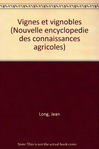 Imagen de archivo de Vignes et vignobles a la venta por secretdulivre