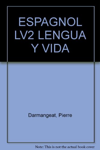 Beispielbild fr ESPAGNOL LV2 LENGUA Y VIDA zum Verkauf von Ammareal