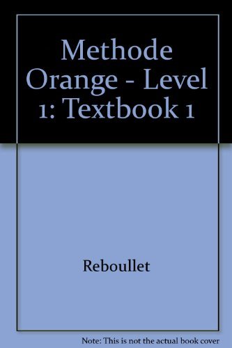 9782010077203: Methode Orange - Level 1: Textbook 1