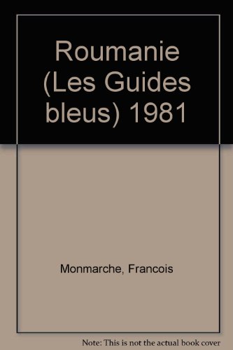 Stock image for Roumanie (Les Guides bleus) for sale by medimops