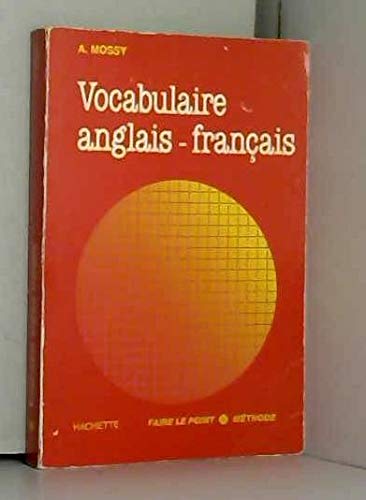 Stock image for Vocabulaire anglais-français for sale by HPB-Ruby
