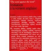 Imagen de archivo de The Word against the word : Initiation  la version anglaise a la venta por medimops