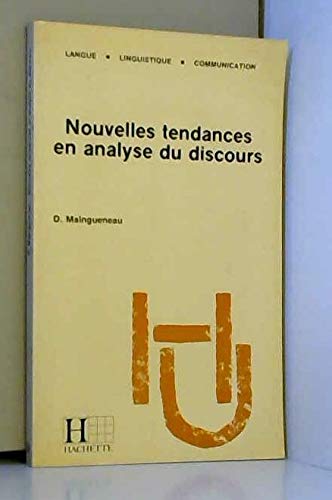 9782010121166: Nouvelles tendances en analyse du discours