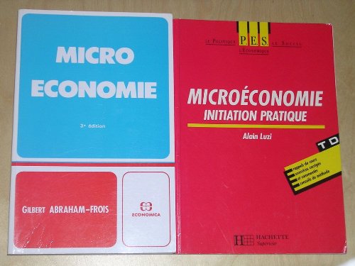 Imagen de stock para Micro�conomie: Initiation pratique