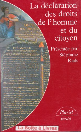 9782010146718: La Dclaration des droits de l'homme et du citoyen