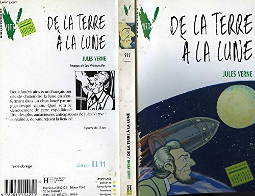 Imagen de archivo de De la terre  la lune a la venta por Librairie Th  la page