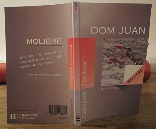 Stock image for Dom Juan ou Le Festin de pierre for sale by Librairie Th  la page