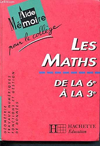 9782010191336: Aide-mmoire pour le collge. Mathmatiques