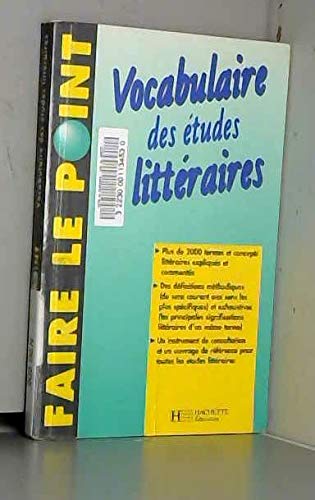 Stock image for Vocabulaire Des tudes Littraires for sale by RECYCLIVRE