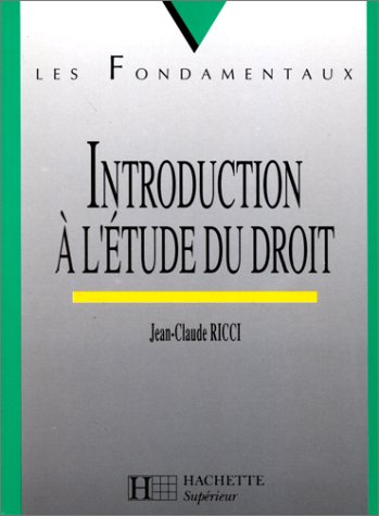 Stock image for Introduction  l'tude du droit for sale by Ammareal