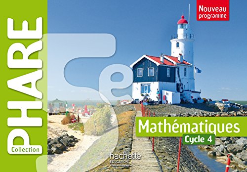 Beispielbild fr Phare mathmatiques cycle 4 / 5e - Livre lve - Nouveau programme 2016 zum Verkauf von Ammareal