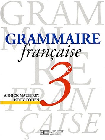 Beispielbild fr Grammaire franaise, 3e. Edition 1995 zum Verkauf von medimops