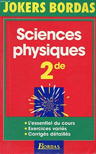 Beispielbild fr Sciences physiques, 5e. Cahier d'activits, dition 1997 zum Verkauf von Ammareal