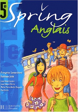 9782011252746: Spring 5e LV1 - Anglais - Livre de l'lve - Edition 2001: Anglais