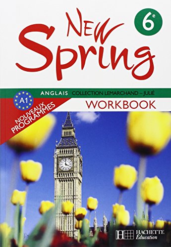 9782011254443: Anglais 6e New Spring: Workbook